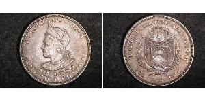 1 Песо Сальвадор Серебро Христофор Колумб (1451 - 1506)