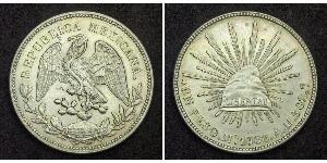 1 Песо Соединённые Штаты Мексики (1867 - ) Серебро 