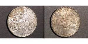 1 Песо Соединённые Штаты Мексики (1867 - ) Серебро 