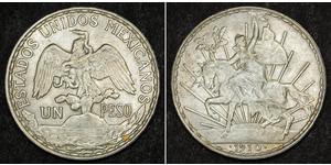 1 Песо Соединённые Штаты Мексики (1867 - ) Серебро 