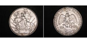 1 Песо Соединённые Штаты Мексики (1867 - ) Серебро 