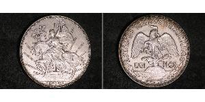 1 Песо Соединённые Штаты Мексики (1867 - ) Серебро 