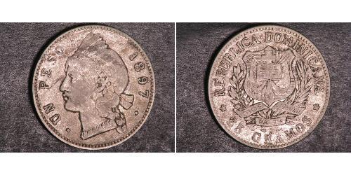 1 Песо Домініканська Республіка Срібло 