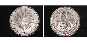 1 Песо Мексиканські Сполучені Штати (1867 - ) Срібло 
