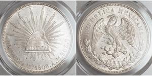 1 Песо Мексиканські Сполучені Штати (1867 - ) Срібло 