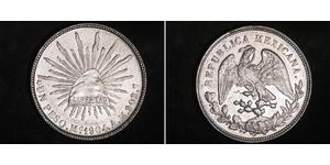 1 Песо Мексиканські Сполучені Штати (1867 - ) Срібло 