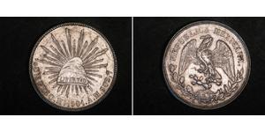 1 Песо Мексиканські Сполучені Штати (1867 - ) Срібло 