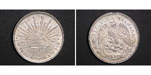 1 Песо Мексиканські Сполучені Штати (1867 - ) Срібло 