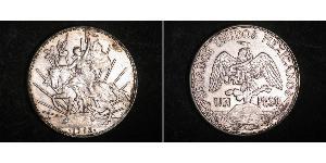 1 Песо Мексиканські Сполучені Штати (1867 - ) Срібло 