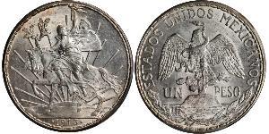 1 Песо Мексиканські Сполучені Штати (1867 - ) Срібло 
