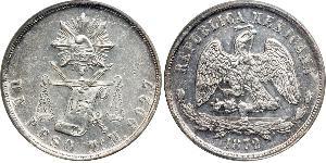 1 Песо Мексиканські Сполучені Штати (1867 - ) Срібло 