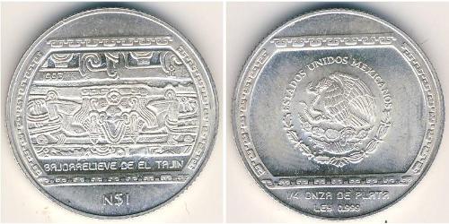 1 Песо Мексиканські Сполучені Штати (1867 - ) Срібло 
