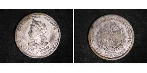 1 Песо Сальвадор Срібло Христофор Колумб (1451 - 1506)