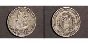 1 Песо Сальвадор Срібло Христофор Колумб (1451 - 1506)