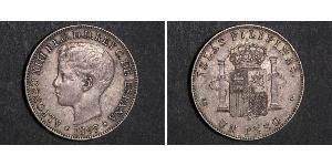 1 Песо Філіппіни Срібло Alfonso XIII of Spain (1886 - 1941)