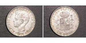1 Песо Філіппіни Срібло Alfonso XIII of Spain (1886 - 1941)