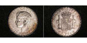 1 Песо Філіппіни Срібло Alfonso XIII of Spain (1886 - 1941)