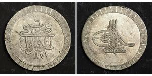 1 Пиастр Османская империя (1299-1923) Серебро Мустафа III (1757 - 1774)