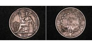 1 Пиастр Французский Индокитай (1887-1954) Серебро 