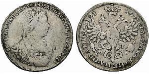 1 Полтіна Російська імперія (1720-1917) Срібло Катерина I (1684-1727)
