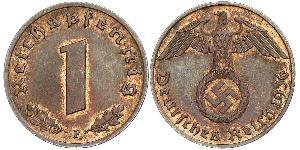 1 Пфенниг Третий рейх (1933-1945) Бронза 