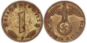 1 Пфенниг Третий рейх (1933-1945) Бронза 