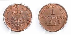 1 Pfennig Kingdom of Prussia (1701-1918) Copper 