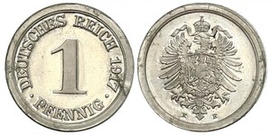 1 Пфеніг Німецька імперія (1871-1918) / Німеччина  