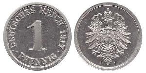 1 Пфеніг Німецька імперія (1871-1918) / Німеччина  