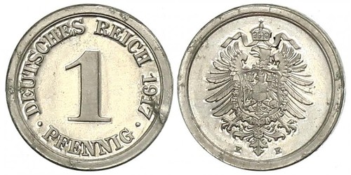 1 Пфеніг Німецька імперія (1871-1918) / Німеччина  