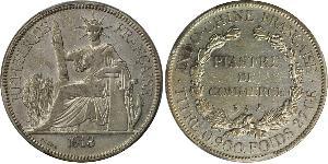 1 Піастр Французький Индокитай (1887-1954) Срібло 