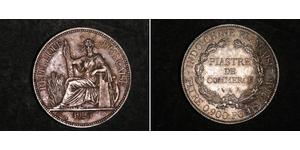 1 Піастр Французький Индокитай (1887-1954) Срібло 