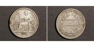 1 Піастр Французький Индокитай (1887-1954) Срібло 