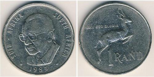 1 Ранд Південно-Африканська Республіка (1910 - ) Нікель/Мідь 