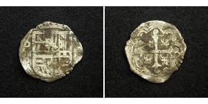 1 Реал Новая Испания (1519 - 1821) Серебро Филипп III король Испании (1578-1621)