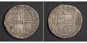 1 Реал Новая Испания (1519 - 1821) Серебро Филипп II (король Испании) (1527-1598)