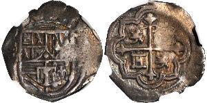 1 Реал Новая Испания (1519 - 1821) Серебро Филипп II (король Испании) (1527-1598)