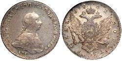 1 Рубль Российская империя (1720-1917) Серебро Пётр III (1728-1762)