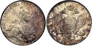 1 Рубль Российская империя (1720-1917) Серебро Екатерина II (1729-1796)