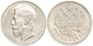 1 Рубль Российская империя (1720-1917) Серебро Николай II (1868-1918)
