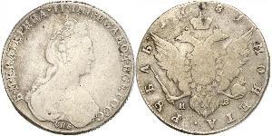 1 Рубль Российская империя (1720-1917) Серебро Екатерина II (1729-1796)