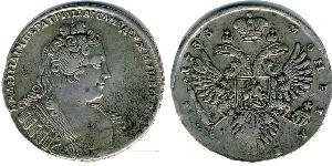1 Рубль Российская империя (1720-1917) Серебро Анна Иоанновна (1693-1740)