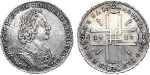 1 Рубль Российская империя (1720-1917) Серебро Пётр I(1672-1725)