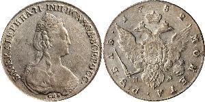 1 Рубль Российская империя (1720-1917) Серебро Екатерина II (1729-1796)