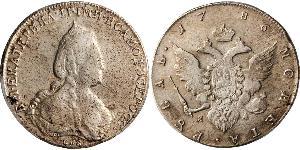 1 Рубль Российская империя (1720-1917) Серебро Екатерина II (1729-1796)