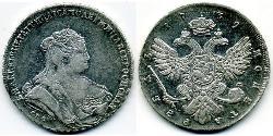 1 Рубль Російська імперія (1720-1917) Срібло Анна Іванівна (1693-1740)