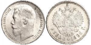 1 Рубль Російська імперія (1720-1917) Срібло Микола II (1868-1918)