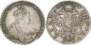 1 Рубль Російська імперія (1720-1917) Срібло Анна Іванівна (1693-1740)