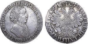 1 Рубль Російська імперія (1720-1917) Срібло Петро I Олексійович(1672-1725)