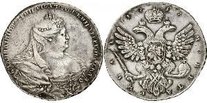 1 Рубль Російська імперія (1720-1917) Срібло Анна Іванівна (1693-1740)